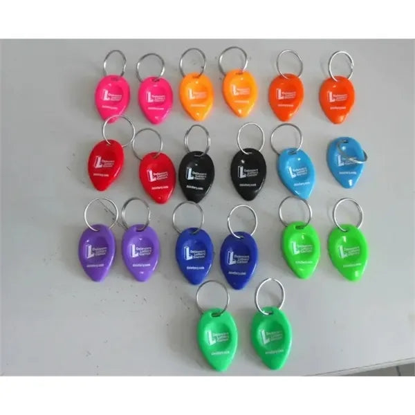 Tear Drop Shape Lottery Scratcher Key Chain