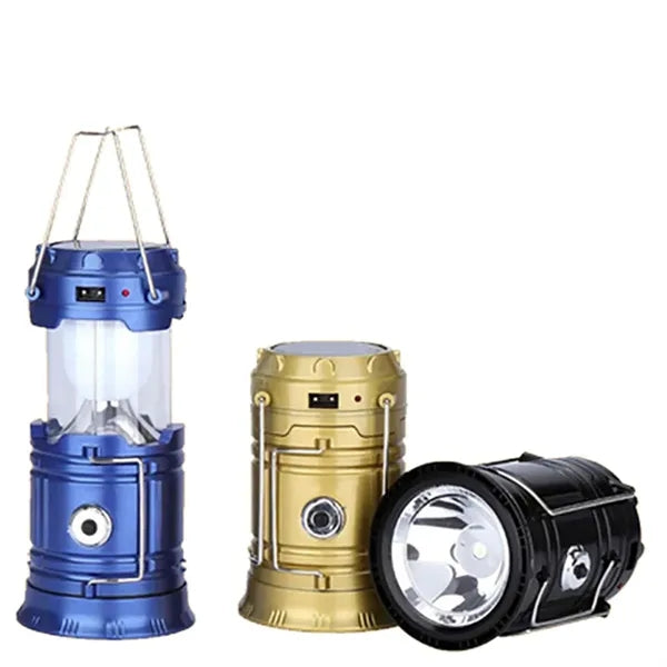 Solar Led Camping Light with USB Charger