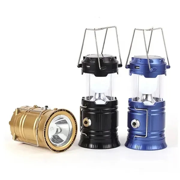Solar Led Camping Light with USB Charger
