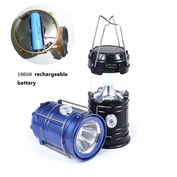 Solar Led Camping Light with USB Charger