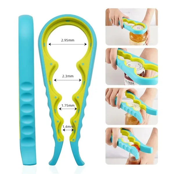 5-in-1 Multi-function Bottle Lid Grippers Can Opener set