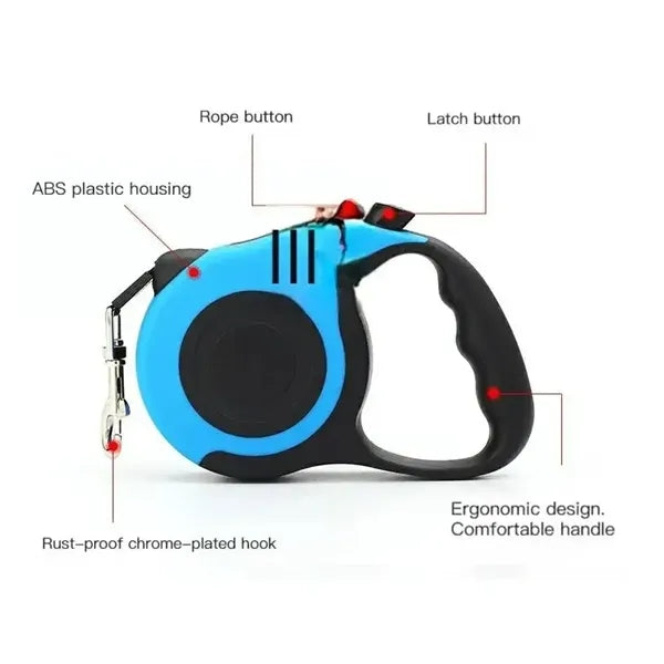Handfree Automatic Retractable Dog harness Leash