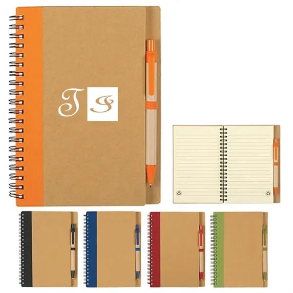Environmental Spiral Notebook & Pen Set