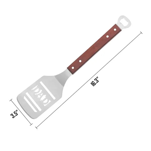 2-in-1 Stainless Steel BBQ Spatula with Bottle Opener