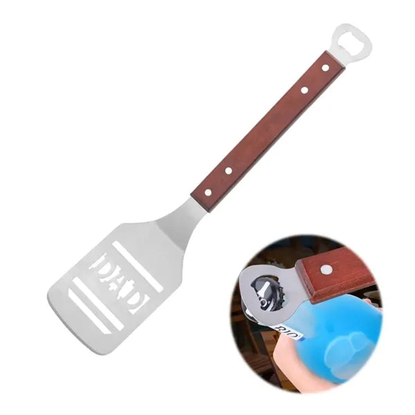 2-in-1 Stainless Steel BBQ Spatula with Bottle Opener