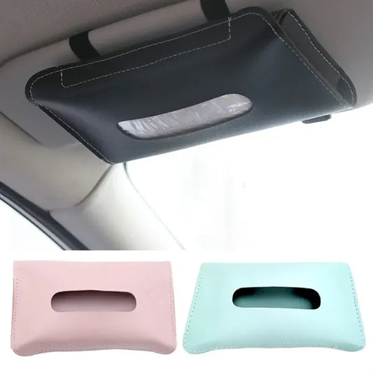 PU Car Sun Visor Tissue Napkin Holder