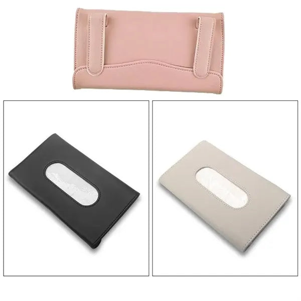 PU Car Sun Visor Tissue Napkin Holder