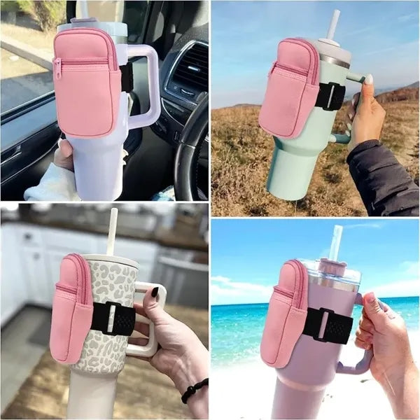 Enlarged Water Bottle Pouch for Tumbler