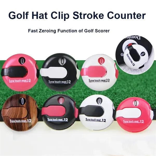 Mini Golf Stroke Score Counter Clip to Glove Bag Hat Polo's