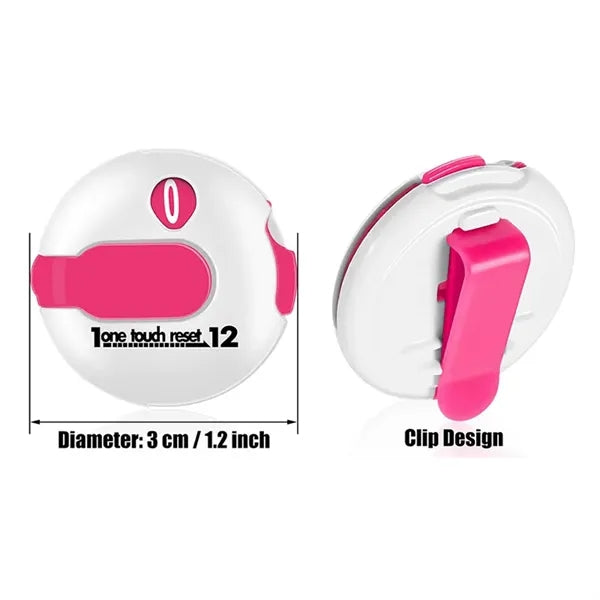 Mini Golf Stroke Score Counter Clip to Glove Bag Hat Polo's