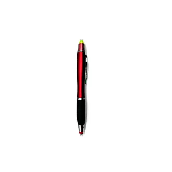 3-In-1 Pen With Highlighter And Stylus