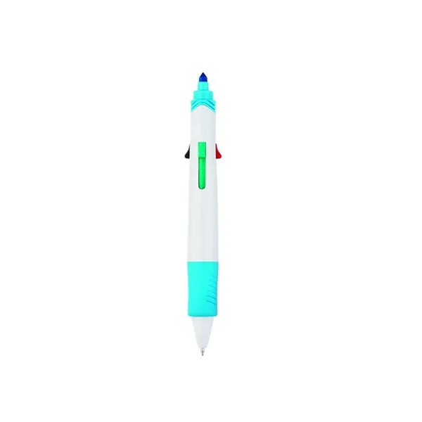 Ballpoint Colorful Pen With Highlighter