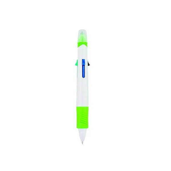 Ballpoint Colorful Pen With Highlighter