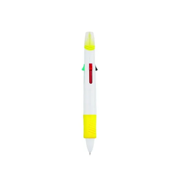Ballpoint Colorful Pen With Highlighter