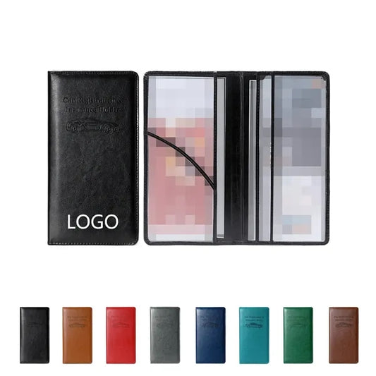 Pu Leather Car Insurance Holder Wallet