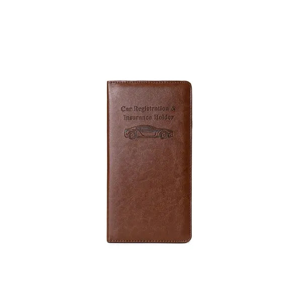 Pu Leather Car Insurance Holder Wallet