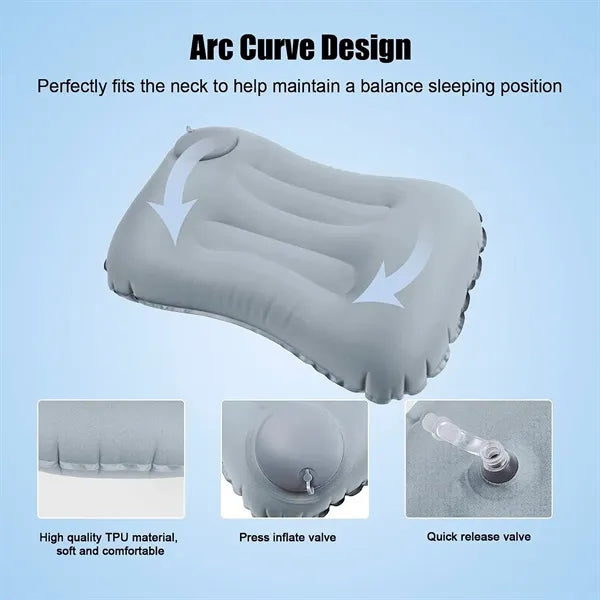 Inflatable Camping Travel Pillow