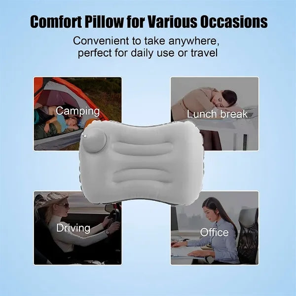 Inflatable Camping Travel Pillow