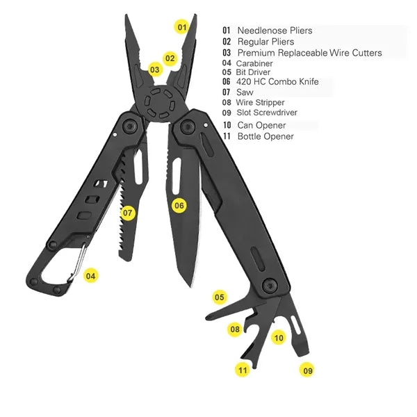 11 in 1 Outdoor Multitool Pliers