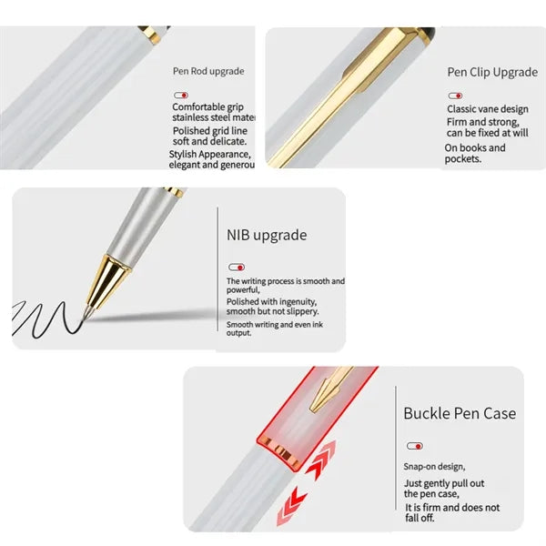 Medium Point Metal Ballpoint Pen