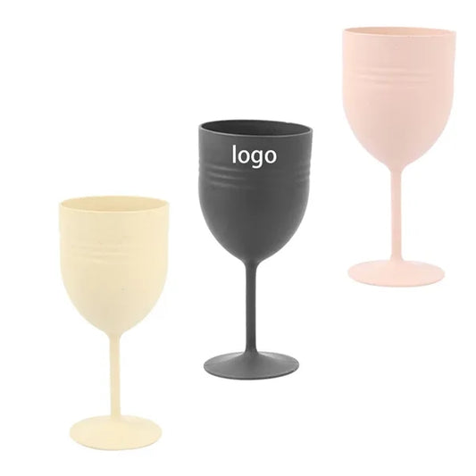 Wheat Straw Plastic Cup Wine Goblet
