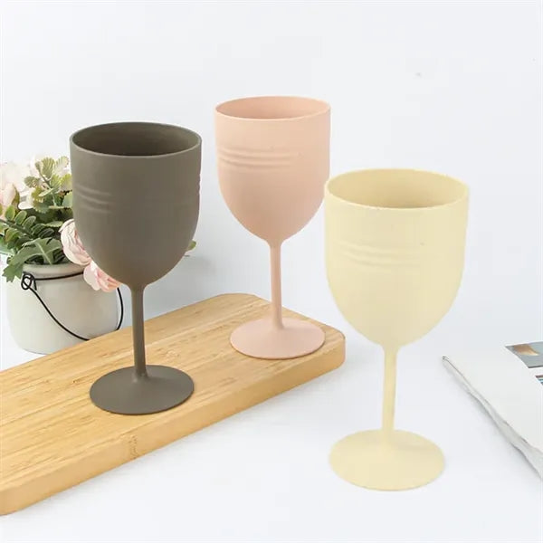 Wheat Straw Plastic Cup Wine Goblet