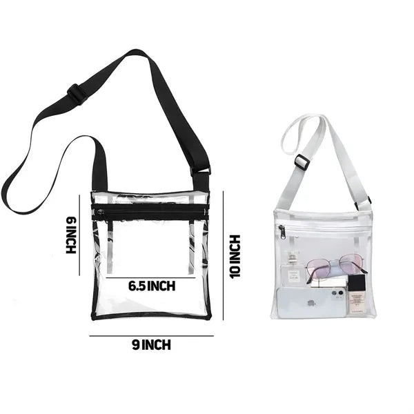 Clear Bag Stadium Approved Crossbody