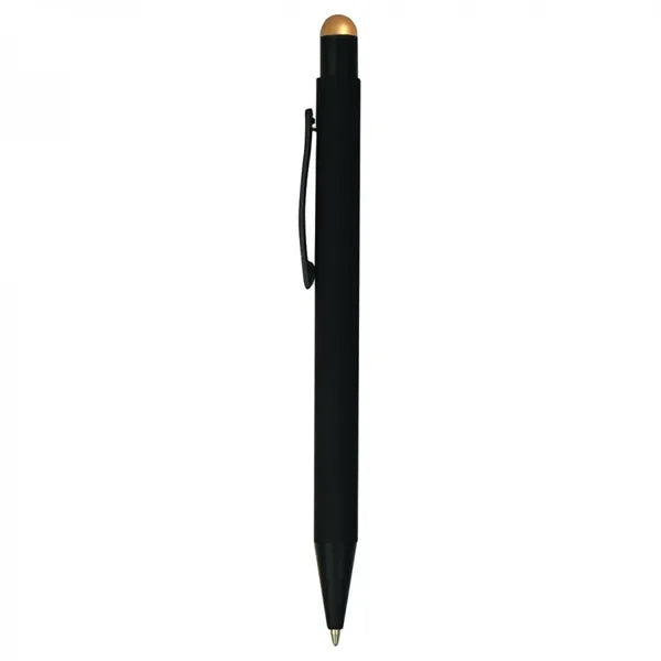Sleek Soft Rubber Pen & Stylus with Matching Laser Engrave