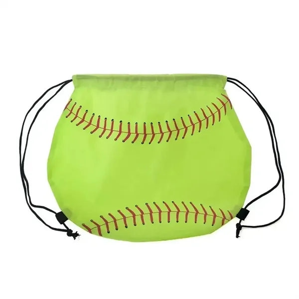 American Football softball drawstring bags backpack