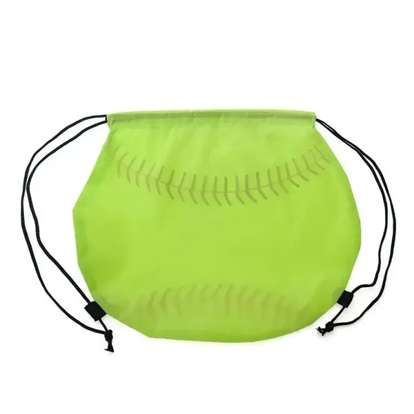American Football softball drawstring bags backpack