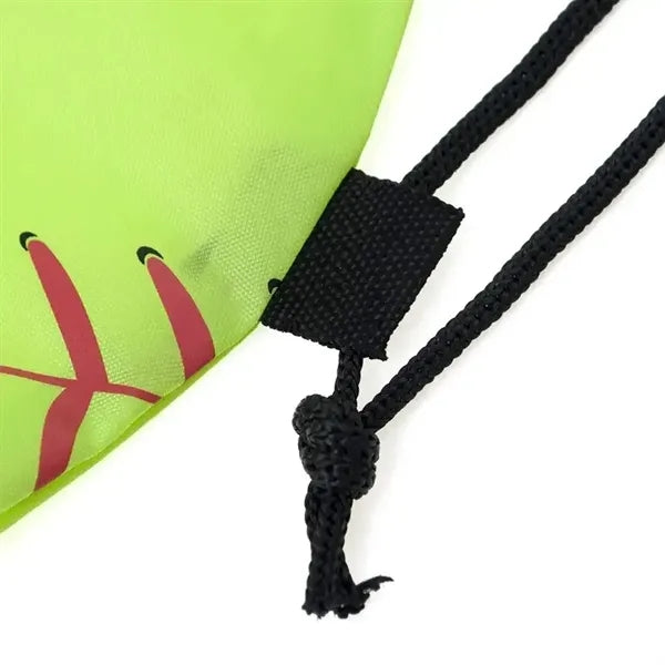 American Football softball drawstring bags backpack
