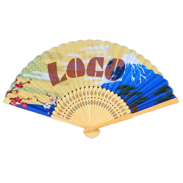 Bamboo Folding Paper Hand Fan
