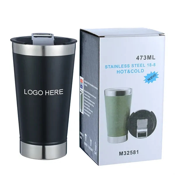 20 Oz. Beer Tumbler With Bottle Opener