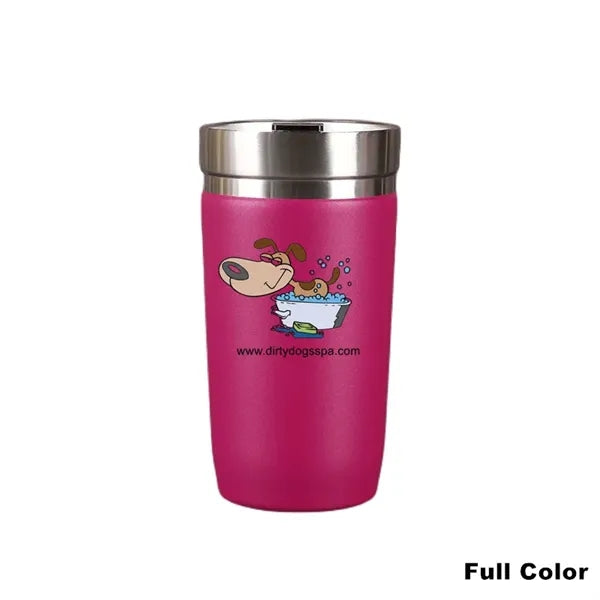 16 oz Stainless Steel Double Wall Rugged Pint Drinking Glass
