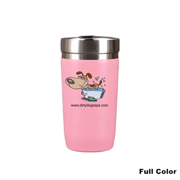 16 oz Stainless Steel Double Wall Rugged Pint Drinking Glass