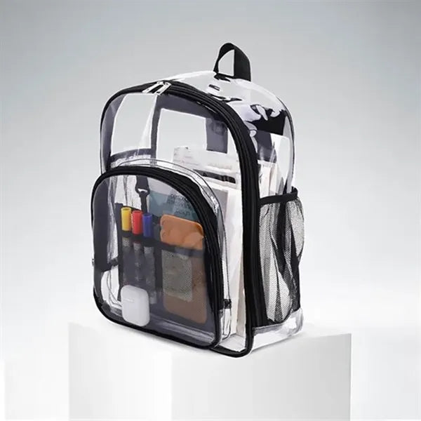 Heavy Duty Transparent Stadium School Clear Backpack