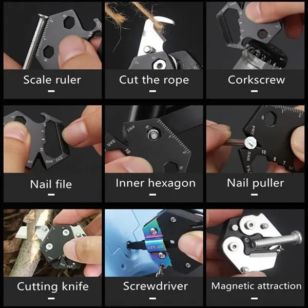 Multifunctional Folding Screwdriver Bottle Opener Knifes EDC