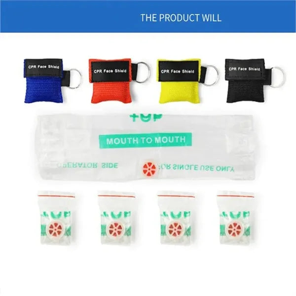 CPR Face Shield Mask with Keychain