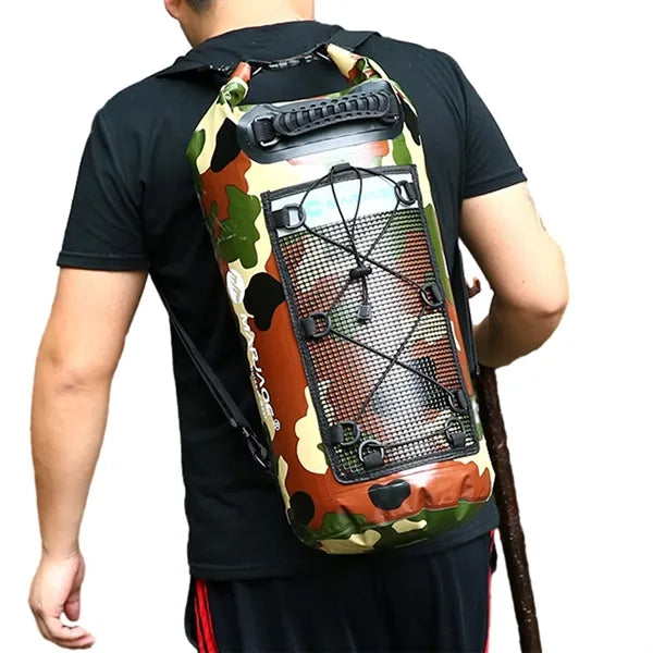 Camo Waterproof Adventure Dry Wet Outdoor Backpack