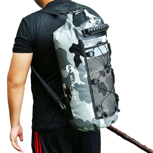 Camo Waterproof Adventure Dry Wet Outdoor Backpack