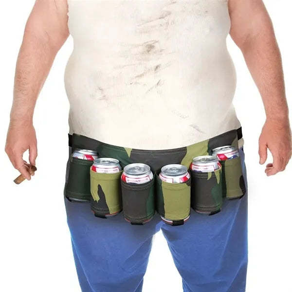Adjustable 6-Pack Beer Belt Holder