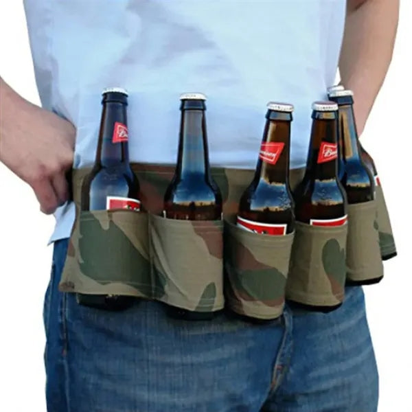 Adjustable 6-Pack Beer Belt Holder