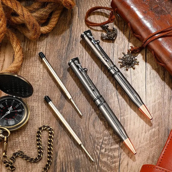 Gun Pen Brass Bullet Pen