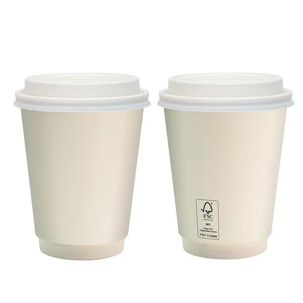 12 oz Full Color Paper Cup With Lid