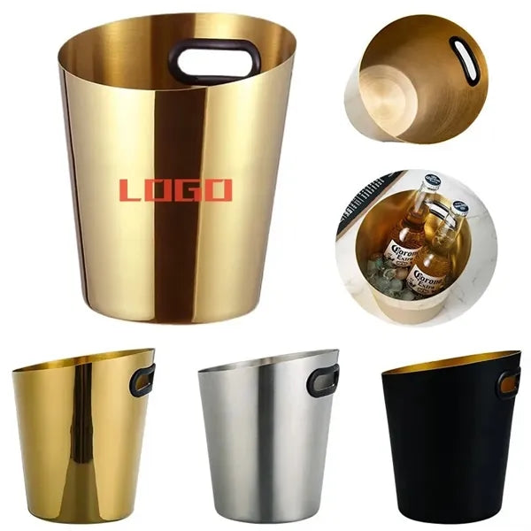 Stainless Steel Inclined Mouth Ice Bucket