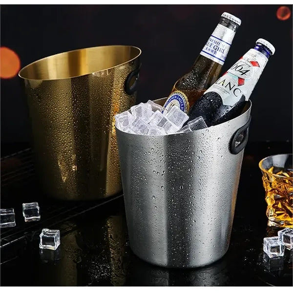 Stainless Steel Inclined Mouth Ice Bucket