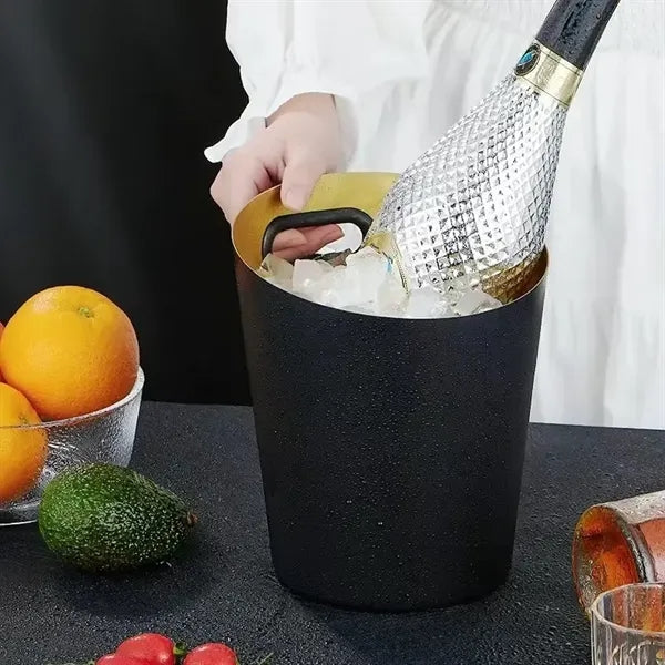 Stainless Steel Inclined Mouth Ice Bucket