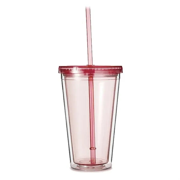 16Oz Double Wall Plastic Tumbler Cups