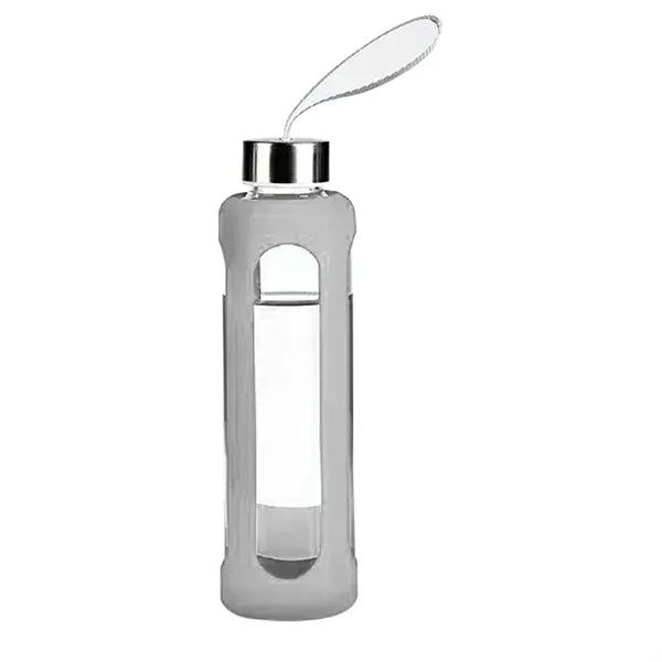 18Oz Glass Tumbler Cup With Silicone Sleeve And Lanyard