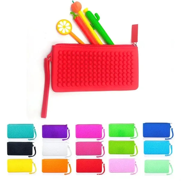 Silicone Purse Wallet Pencil Bag